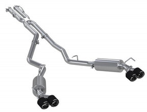 MBRP - MBRP 20 - 23 Ford Explorer ST 3.0L Ecoboost SS 2.5in Dual Rear Exit w/ Carbon Fiber Quad Tips - T304 - Panda Motorworks