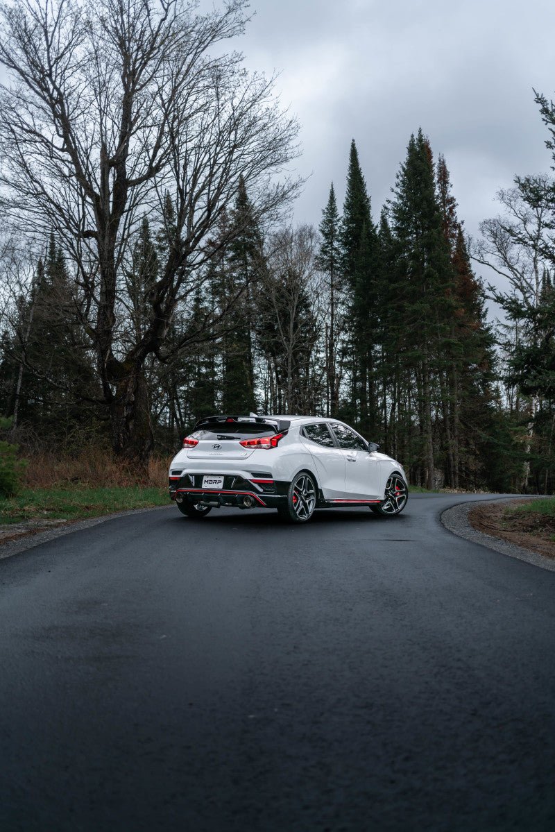 MBRP - MBRP 2019+ Hyundai Veloster N 2.0L Turbo 3in Cat Back - Aluminized Steel - T304 Tip - Panda Motorworks