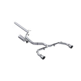 MBRP - MBRP 2022 - 2024 Volkswagen Golf GTI MK8 T304 SS 3in Cat - Back Exhaust 2.5in Dual Split Rear - Panda Motorworks
