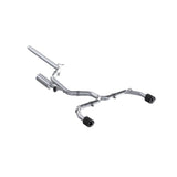 MBRP - MBRP 2022 - 2024 Volkswagen Golf GTI MK8 T304 SS 3in Cat - Back Exhaust 2.5in Dual Split Rear - Panda Motorworks