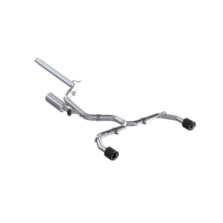 MBRP - MBRP 2022 - 2024 Volkswagen Golf GTI MK8 T304 SS 3in Cat - Back Exhaust 2.5in Dual Split Rear - Panda Motorworks
