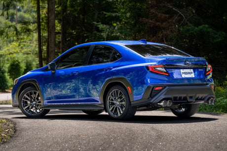 MBRP - MBRP 2022+ Subaru WRX 3in Cat - Back Dual Split Rear Quad Tips Race Profile Exhaust - Panda Motorworks