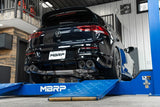 MBRP - MBRP 2022 Volkswagon Golf R MK8 T304 Stainless Steel 3in Cat - Back, Quad Rear Exit - Carbon Fiber Tips - Panda Motorworks