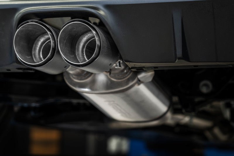 MBRP - MBRP 2023 Toyota Corolla GR 1.6L T304 SS 3in Cat - Back Dual Center Rear w/ Carbon Fiber Tips - Panda Motorworks