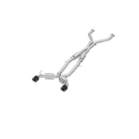 MBRP - MBRP 23 - 24 Nissan Z 3.0L Armor Pro T304 Stainless Steel 3in Cat - Back Dual Rear Exit w/ 5in OD CF Tip - Panda Motorworks