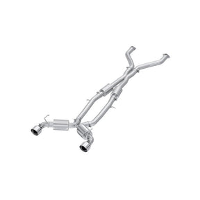 MBRP - MBRP 23 - 24 Nissan Z 3.0L Armor Pro T304 Stainless Steel 3in Cat - Back Dual Rear Exit w/ 5in OD Tips - Panda Motorworks