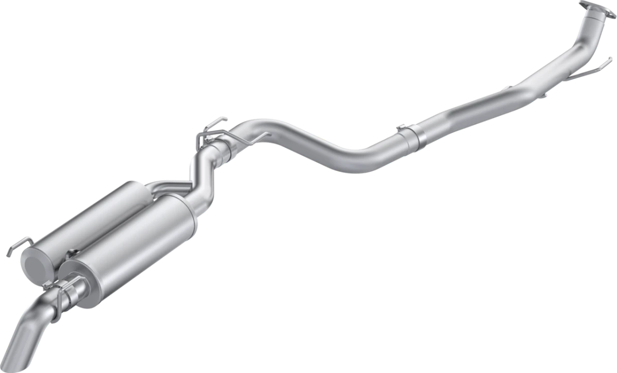 MBRP - MBRP 3” Cat - Back Pre - Axle Turn Down Exhaust – 2024–2025 Toyota Tacoma 2.4L