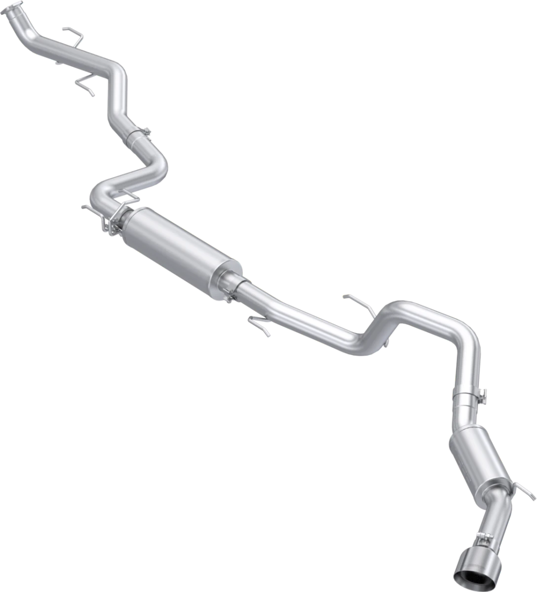 MBRP - MBRP 3" Cat - Back Single Side Exit Exhaust – 2024+ / 2025 Toyota Tacoma 2.4L