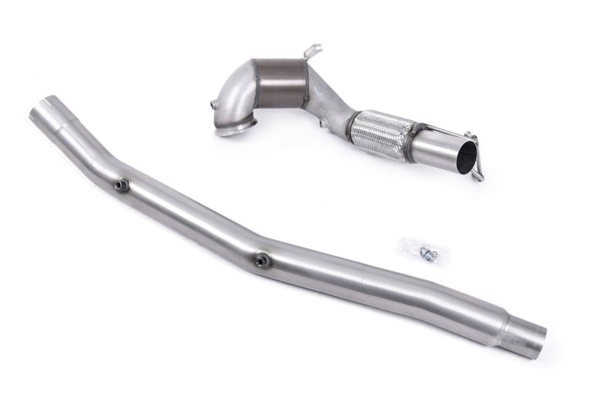 Milltek - Milltek Large Bore Downpipe and Hi - Flow Sports Cat - Fits with OE Cat Back System Only - Panda Motorworks