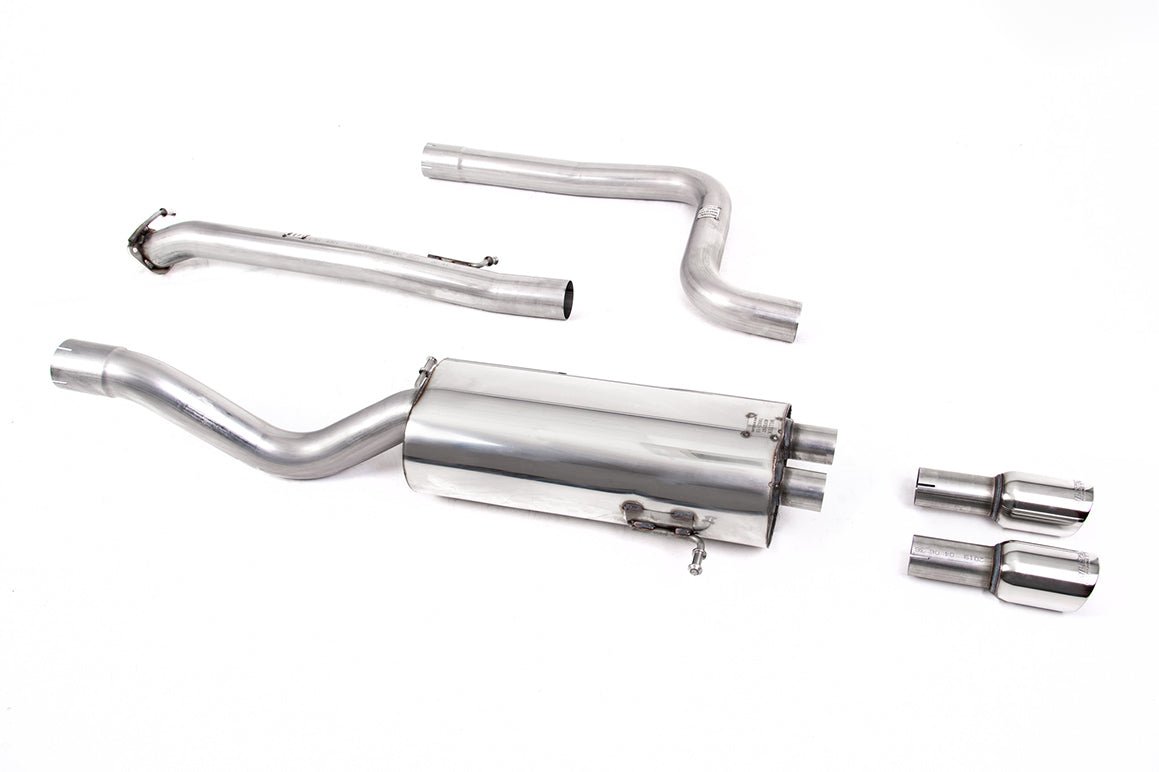 Milltek - MILLTEK NON RESONATED CAT - BACK EXHAUST SYSTEM (FIESTA ST 2014 - 2019) - Panda Motorworks
