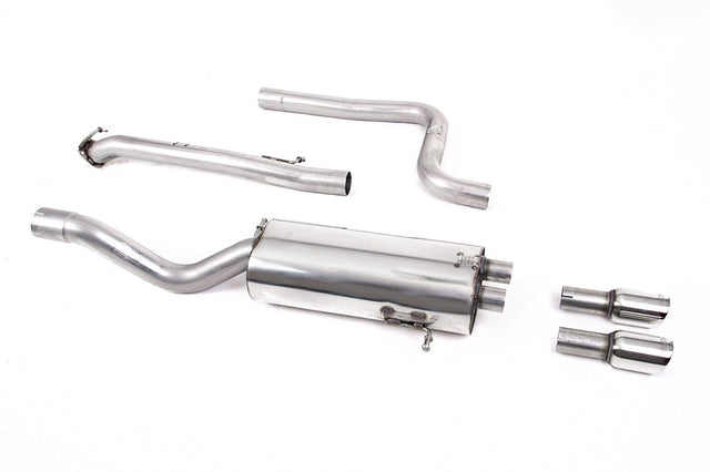 Milltek - MILLTEK NON RESONATED CAT - BACK EXHAUST SYSTEM (FIESTA ST 2014 - 2019) - Panda Motorworks