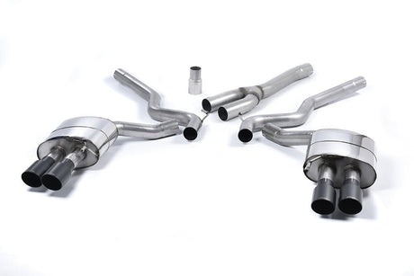 Milltek - Milltek QUAD OUTLET NON RESONATED CAT BACK (Mustang Ecoboost 15 - 23) - Panda Motorworks