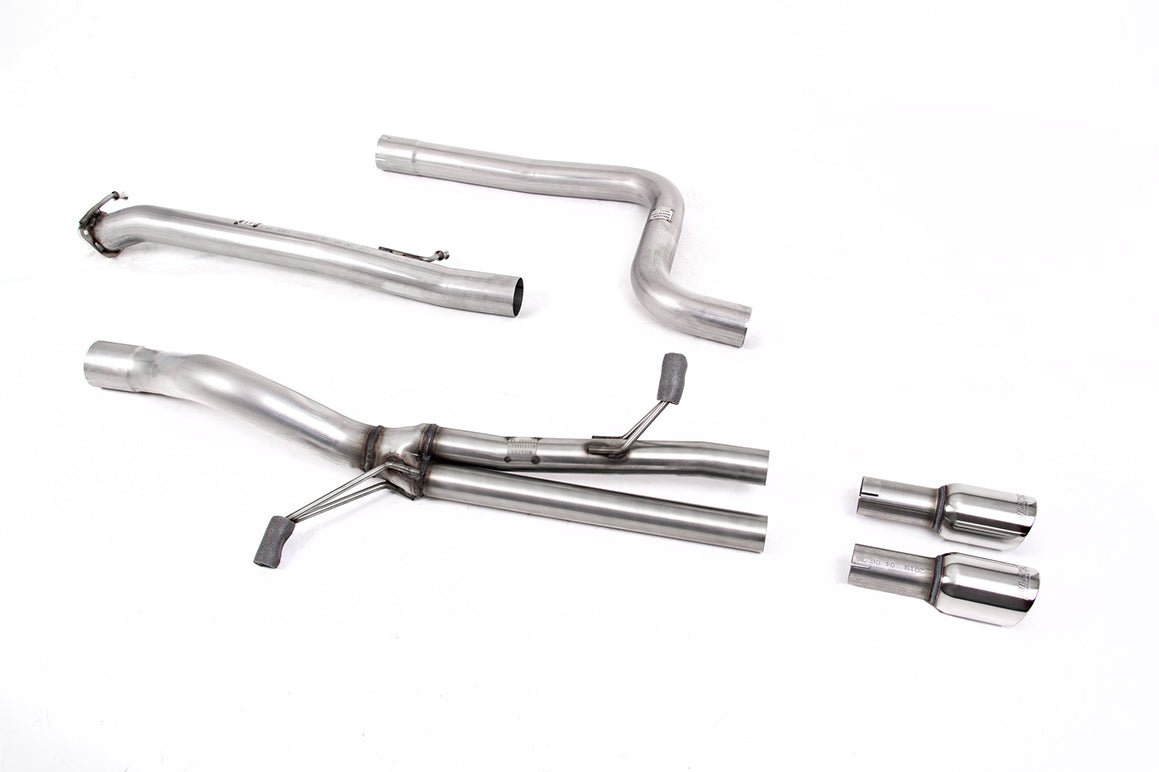 Milltek - MILLTEK STRAIGHT THROUGH CAT - BACK EXHAUST SYSTEM (FIESTA ST 2014 - 2019) - Panda Motorworks