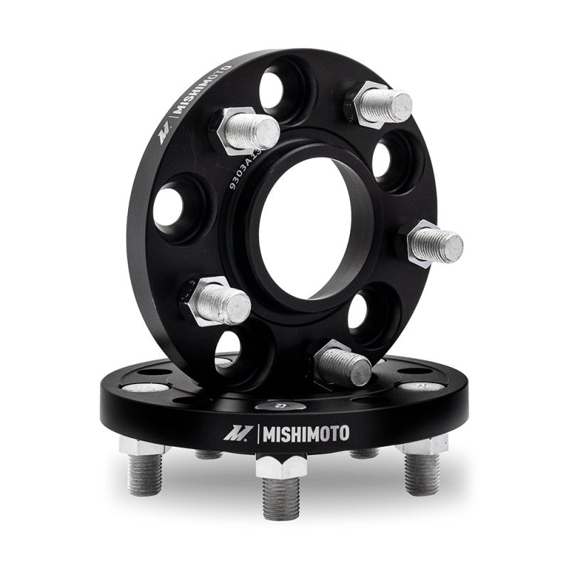 Mishimoto - Mishimoto Wheel Spacers - 5x114.3 - 60.1 - 20 - M12 - Black - Panda Motorworks