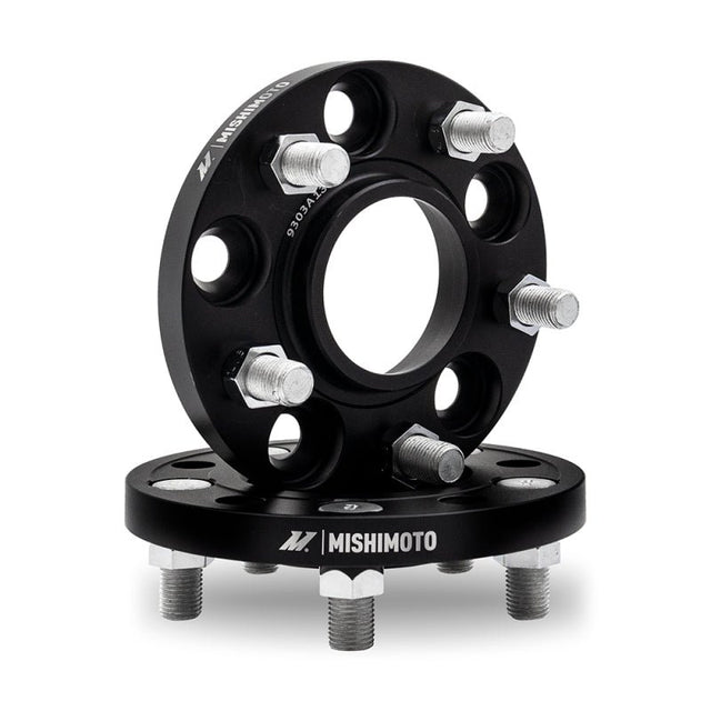 Mishimoto - Mishimoto Wheel Spacers - 5x114.3 - 60.1 - 20 - M12 - Black - Panda Motorworks