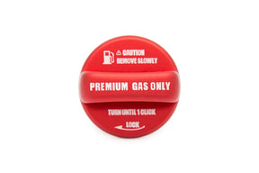 OLM - OLM Anodized Red Fuel Cap Cover - 15+ WRX / STI, 13+ FT86, 13+ Crosstrek, 14+ Forester, 12+ Impreza,