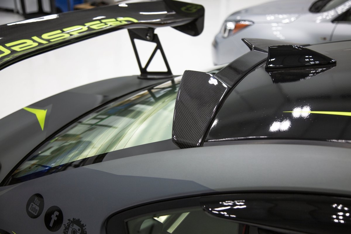 OLM - OLM ATAK Carbon Fiber Roof Spoiler - 2015-2021 Subaru WRX / STI