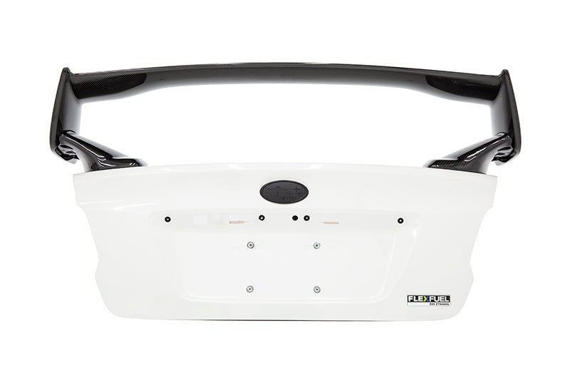 OLM - OLM Carbon Fiber OEM STI Style Spoiler with Carbon Bases - 2015-2021 Subaru WRX / STI