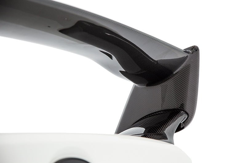 OLM - OLM Carbon Fiber OEM STI Style Spoiler with Carbon Bases - 2015-2021 Subaru WRX / STI