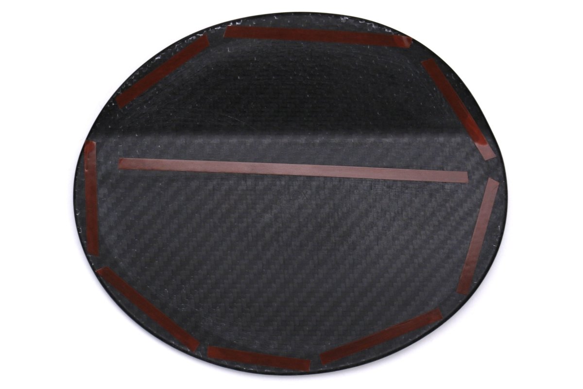 OLM - OLM Dry Carbon Fiber Fuel Door Cover - 2015-2021 WRX/STI