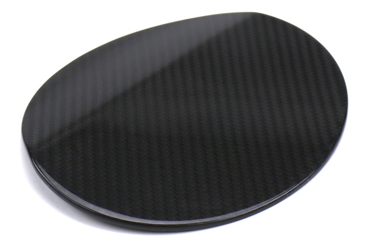OLM - OLM Dry Carbon Fiber Fuel Door Cover - 2015-2021 WRX/STI