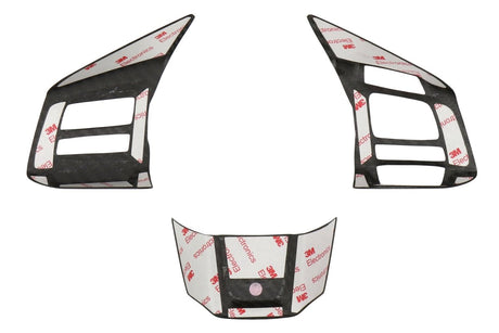 OLM - OLM Dry Carbon Fiber Steering Wheel Covers (MT) - 2016-2018 WRX / STI