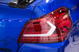 OLM - OLM Evolution Tail Lights - Clear Lens, Red Base, White Bar - 2015-2021 Subaru WRX / STI