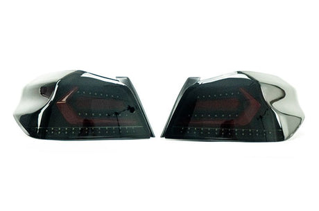 OLM - OLM Evolution Tail Lights (Smoked Lens, Black Base, Red Bar) - 2015-2021 WRX / STI