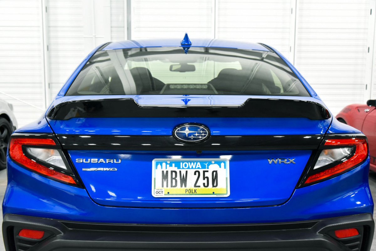 OLM - OLM Gloss Black Rear Trunk Spoiler - 2022 WRX
