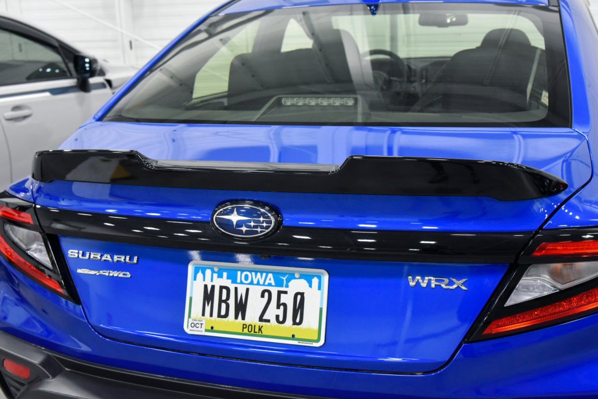 OLM - OLM Gloss Black Rear Trunk Spoiler - 2022 WRX