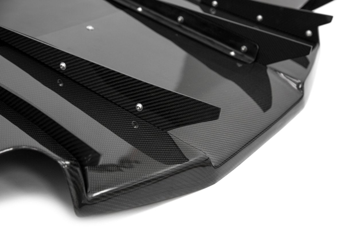 OLM - OLM Half Carbon VA Style Rear Diffuser - 2015-2020 WRX / STI