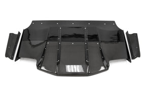 OLM - OLM Half Carbon VA Style Rear Diffuser - 2015-2020 WRX / STI