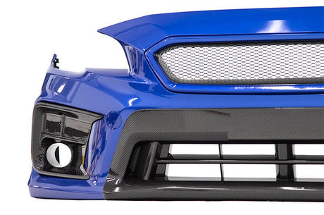 OLM - OLM LE Dry Carbon Fiber Lower Bumper Cover - 2018-2020 WRX / STI