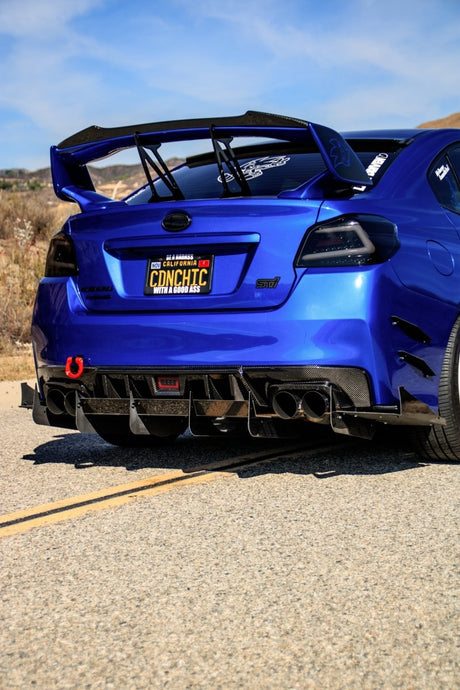 OLM - OLM LE Dry Carbon Fiber Rear Diffuser - 2015-2021 Subaru WRX / STI