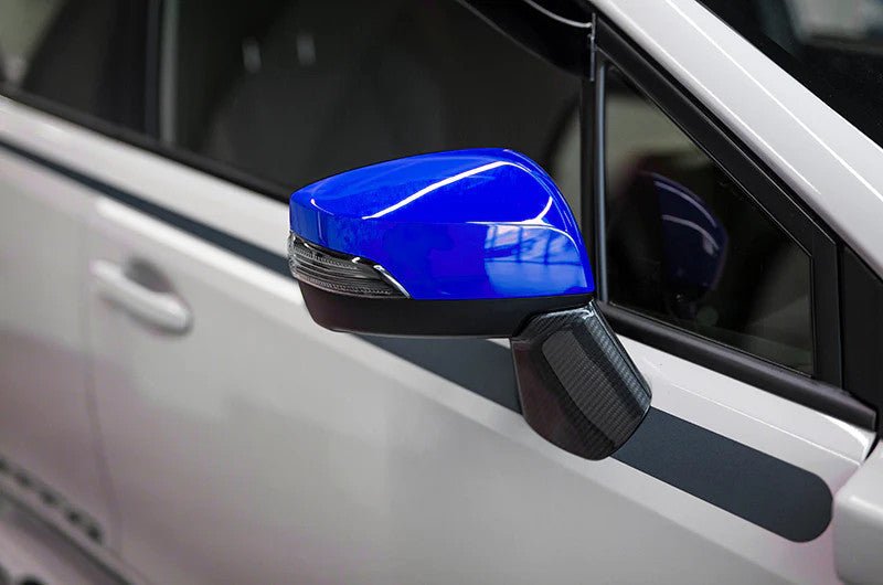 OLM - OLM OE Style Mirror Cover with Turn Signal Cutout - Pure Red - 2015-2021 Subaru WRX / STI / 2015-2017 Crosstrek