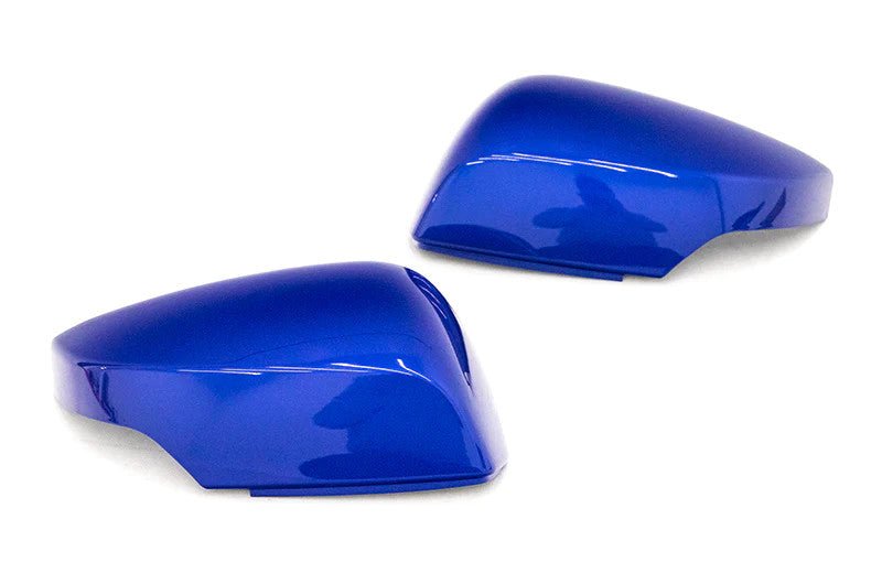 OLM - OLM OE Style Mirror Cover with Turn Signal Cutout - World Rally Blue - 2015-2021 Subaru WRX / STI / 2015-2017 Crosstrek