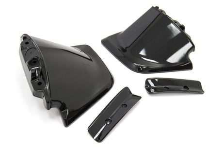 OLM - OLM Silverline Carbon Fiber OEM S Style Spoiler with Black Bases - 2015+ WRX / 2015+ STI