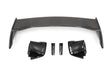 OLM - OLM Silverline Carbon Fiber OEM S Style Spoiler with Black Bases - 2015+ WRX / 2015+ STI