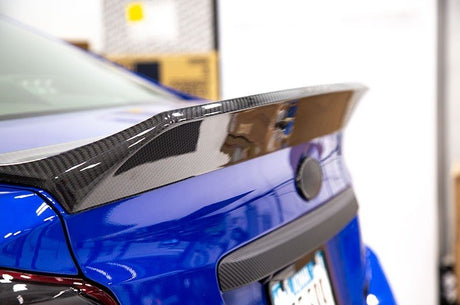 OLM - OLM Single Point Duckbill Trunk Spoiler (Carbon Fiber) - 2015-2021 WRX / STI