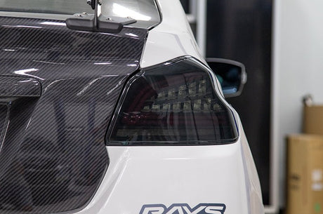 OLM - OLM Spec CR Tail Lights (Smoked Lens, Black Base) - 2015-2021 Subaru WRX & STI