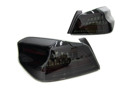 OLM - OLM Spec CR Tail Lights (Smoked Lens, Black Base) - 2015-2021 Subaru WRX & STI