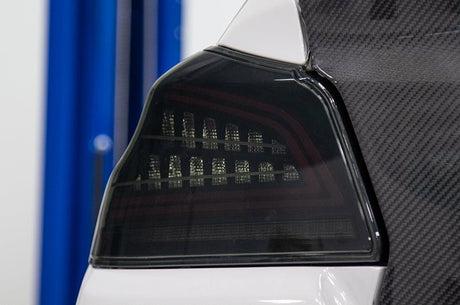 OLM - OLM Spec CR Tail Lights (Smoked Lens, Black Base) - 2015-2021 Subaru WRX & STI
