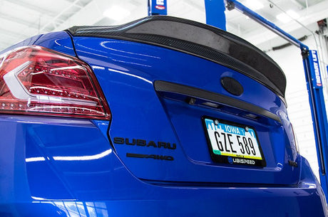 OLM - OLM V Style Carbon Fiber Trunk Spoiler - 2015+ WRX / STI