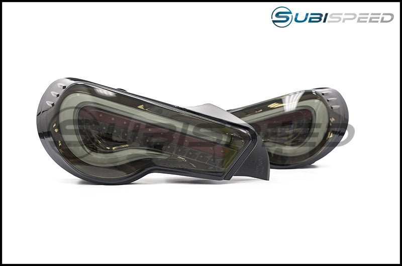 OLM - OLM VL Style Non-Sequential Smoked Lens Tail Lights (Black Gold Edition) - 2013+ FT86