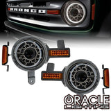 ORACLE Lighting - Oracle 2021+ Ford Bronco Oculus Bi - LED Projector Headlights w/ Heated Lenses