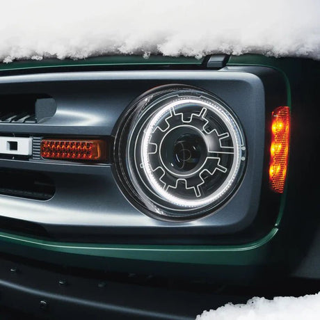 ORACLE Lighting - Oracle 2021+ Ford Bronco Oculus Bi - LED Projector Headlights w/ Heated Lenses