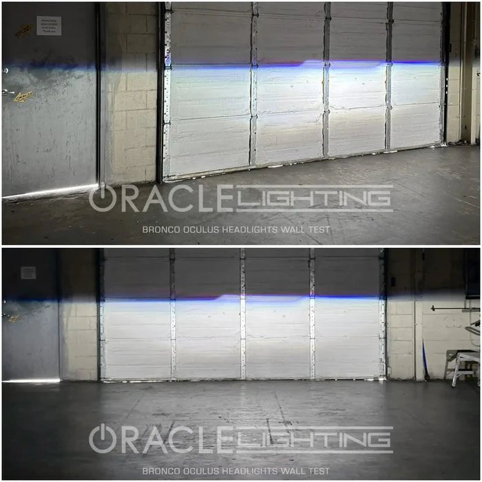 ORACLE Lighting - Oracle 2021+ Ford Bronco Oculus Bi - LED Projector Headlights w/ Heated Lenses