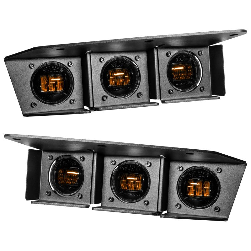 Oracle High 21-22 Ford Bronco Triple LED Fog Light kit for Steel