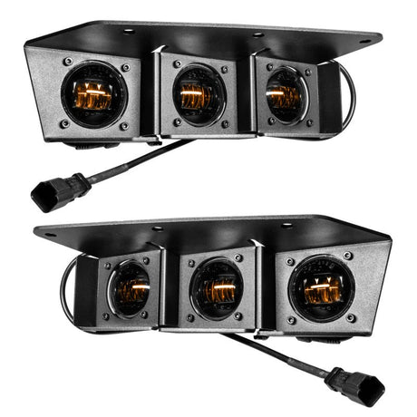 ORACLE Lighting - Oracle High 21 - 22 Ford Bronco Triple LED Fog Light kit for Steel Bumper - Panda Motorworks