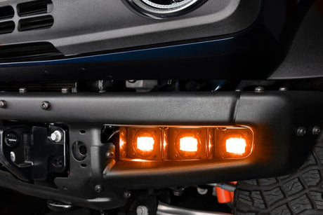 ORACLE Lighting - Oracle High 21 - 22 Ford Bronco Triple LED Fog Light kit for Steel Bumper - Panda Motorworks